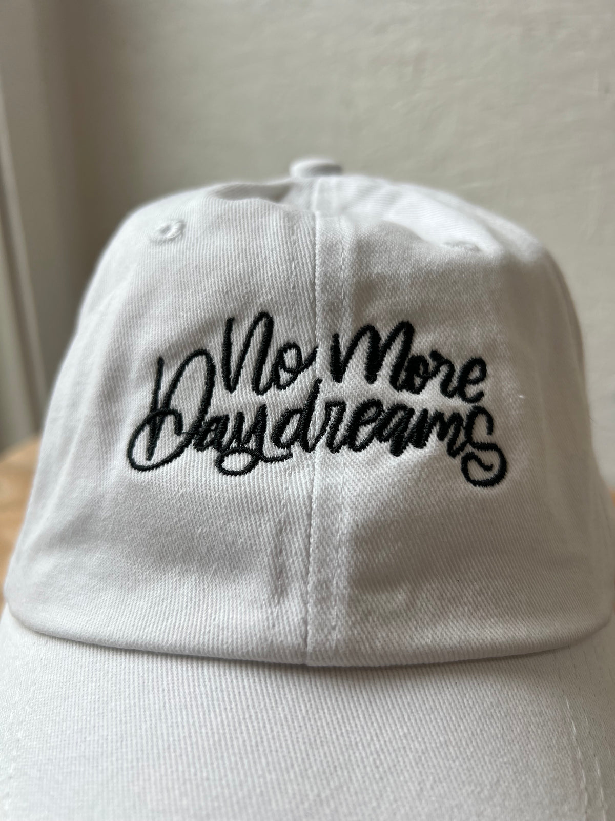 Baseball Cap Script Script NMD Baseball Cap – No More Daydreams